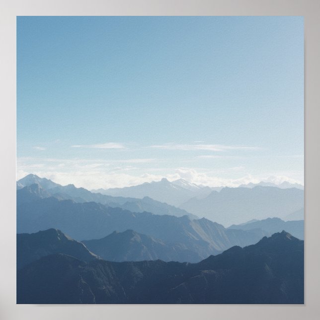 Poster Mountain Silence Panorama (Devant)