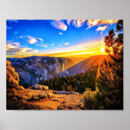 Poster Mountain Sunrise
