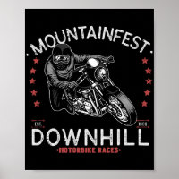 Mountainfest Downhill Motorbike Race Moteur graphi