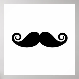 Poster Moustache curée