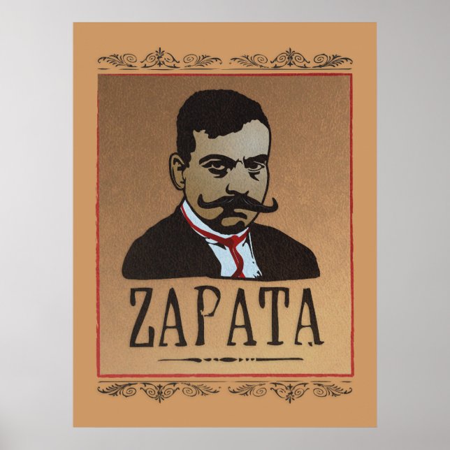 Poster Moustache - Emiliano Zapata (Devant)