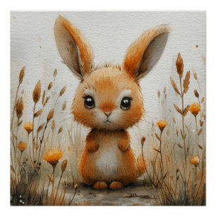 Poster Moustaches Caprice : Un Peu de Lapin Caprice