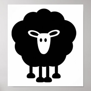 Poster Moutons drôles