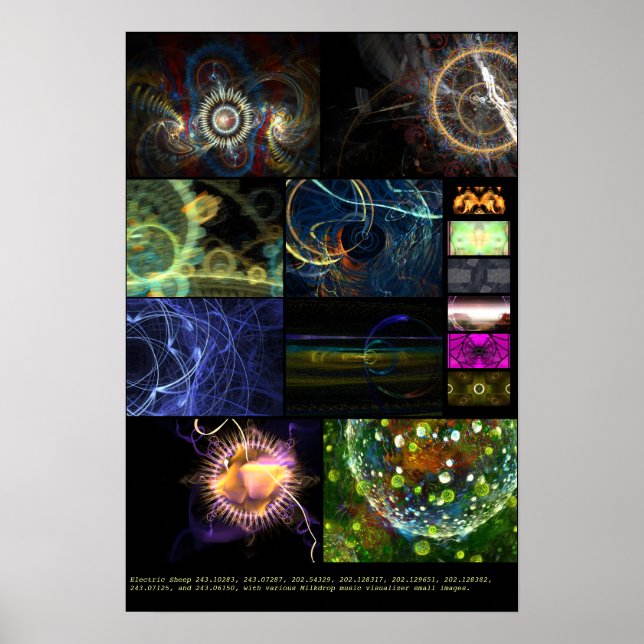 Poster Moutons électriques + Lait (Divers #9) (Devant)