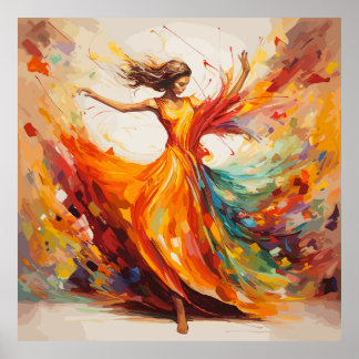 Poster Mouvement dynamique