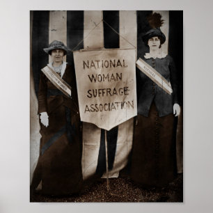 Poster Mouvement pour le suffrage féminin
