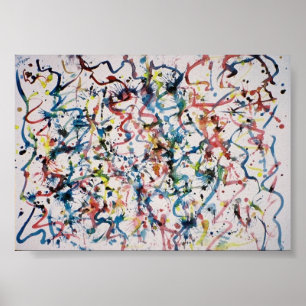 Poster Mover abstrait