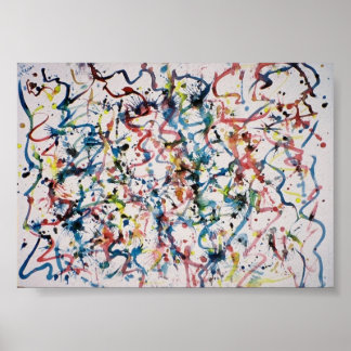 Poster Mover abstrait