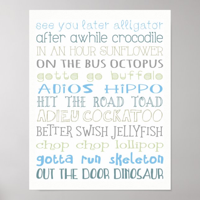 Poster Moyens de dire adieu (Devant)