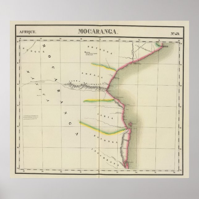 Poster Mozambique, Zimbabwe 49 (Devant)