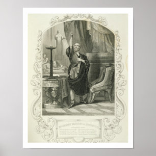Poster Mr George Bennett as Apemantus, Act I Scene 2, in