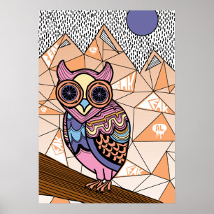 Poster Mr. Owl Art Print