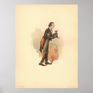 Poster Mr. Stiggins by Kyd - Dickens' The Pickwick Papers