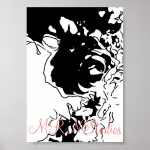 Poster MRNStudios Flower Doodle