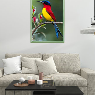 Poster Mrs. Gould's sunbird 