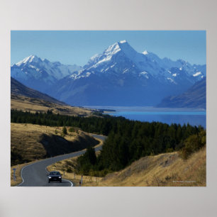 Poster Mt. Cuisinier, Nouvelle Zélande