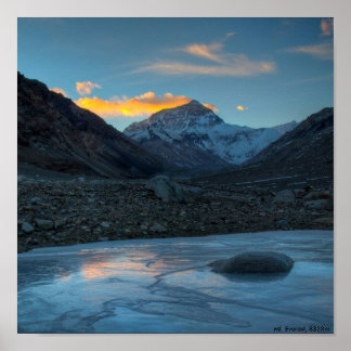 Poster Mt. Everest HDR, Mt. Everest, 8838m