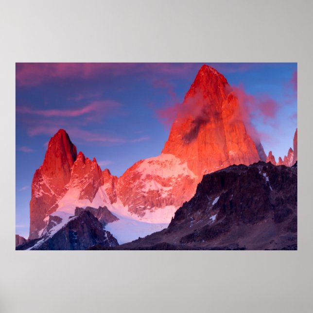 Poster Mt Fitz Roy (Devant)