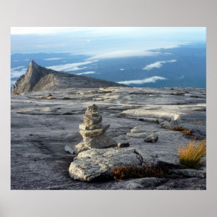 Poster mt kinabalu granit