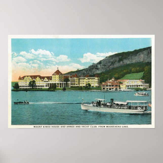 Poster Mt Kineo House, Annexe et Yacht Club (Devant)