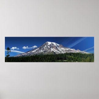 Poster Mt. Rainier Panorama 3