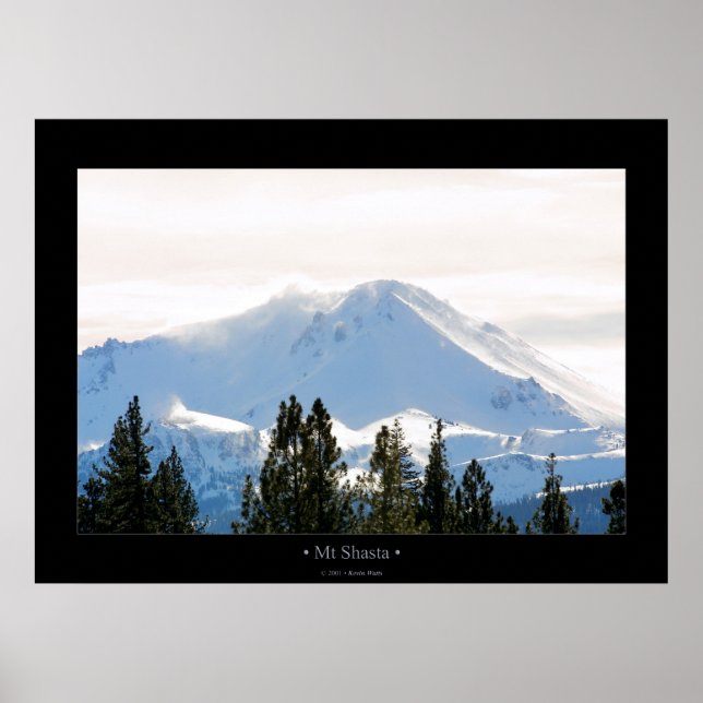 Poster Mt Shasta (Devant)