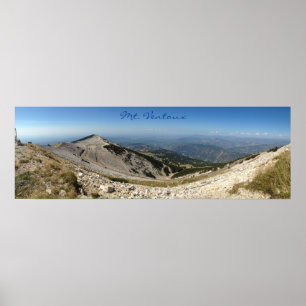Poster Mt. Ventoux - Panorama view
