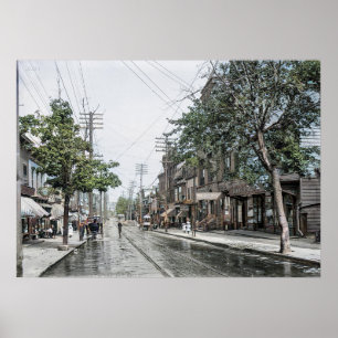 Poster Mt Vernon, Westchester County, NY, Vintage