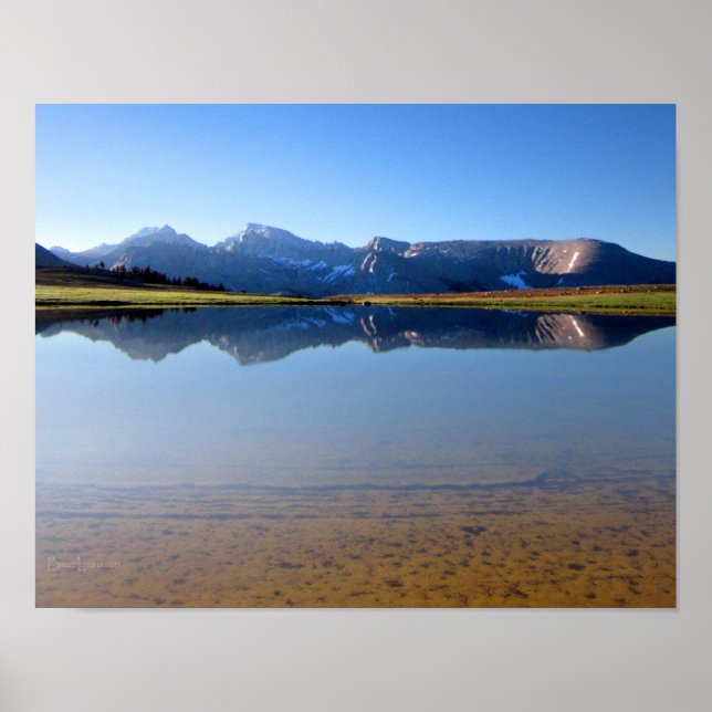 Poster Mt Whitney de Bighorn Plateau 2- John Muir Trail (Devant)