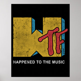 Poster MTV WTF Conception amusante