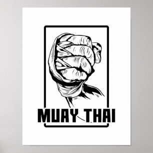 Poster Muay Thai Faust