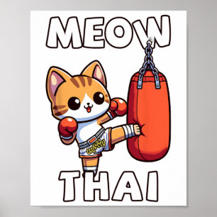 Poster Muay Thai Meow Thai 