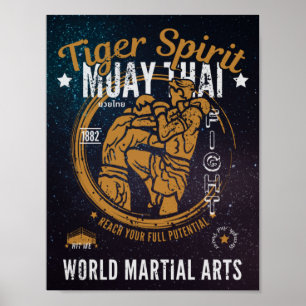 Poster Muay Thai - Tiger Spirit