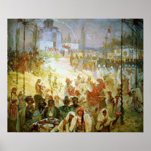 Poster Mucha - Crowning Dusan