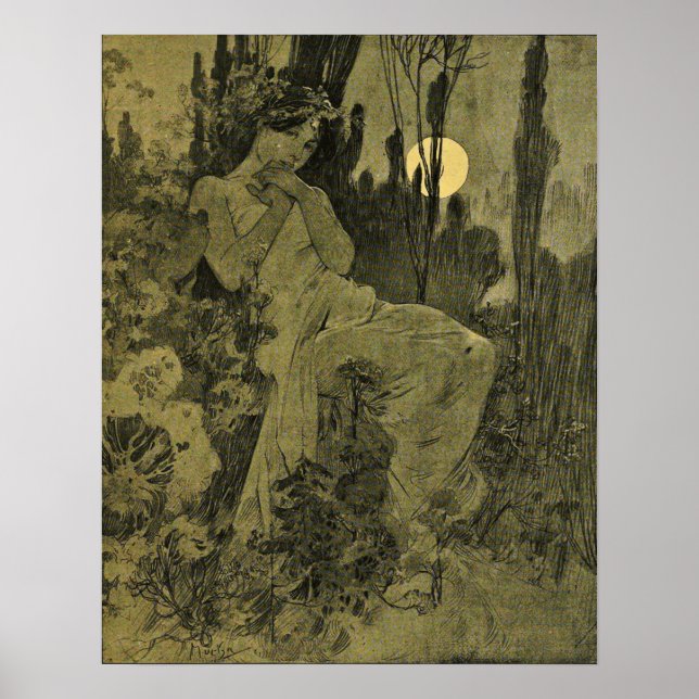 Poster Mucha - Juin Cocorico (Devant)