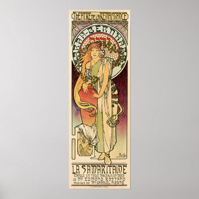 Poster Mucha - La Samaritaine (Devant)