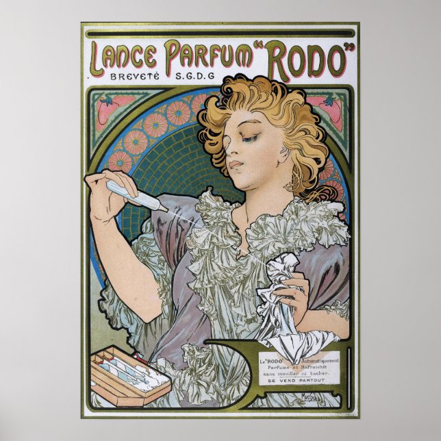 Poster Mucha - Parfum 1896 (Devant)