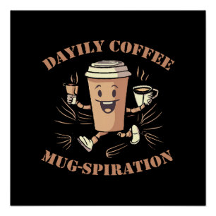 Poster Mugspiration de café quotidienne