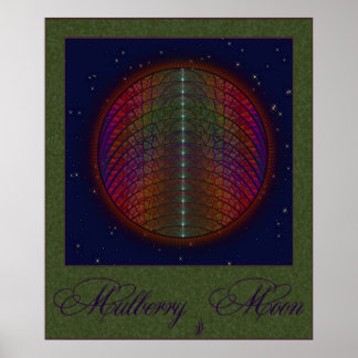 Poster Mulberry Rainbow Moon