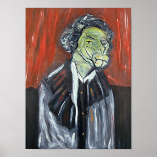 Poster Mule Face à une femme par Donald Lee