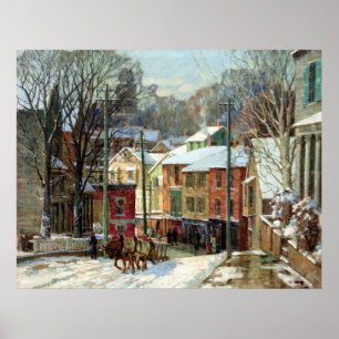 Poster Mulhaupt - Hiver à Gloucester