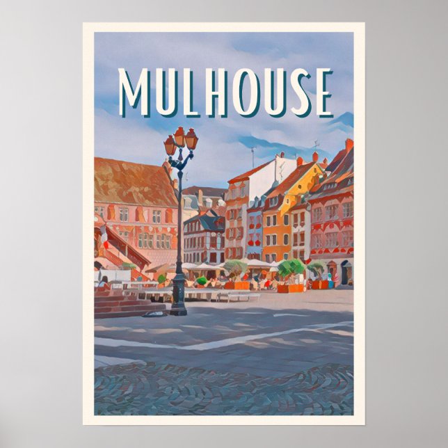 Poster Mulhouse Photo Vintage  (Devant)