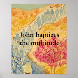 Poster Multitude baptisée