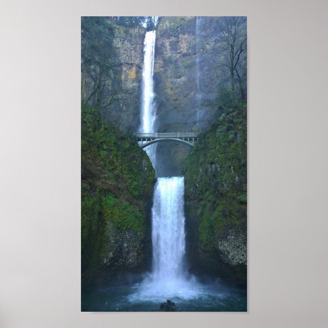 Poster Multnomah Falls (Devant)