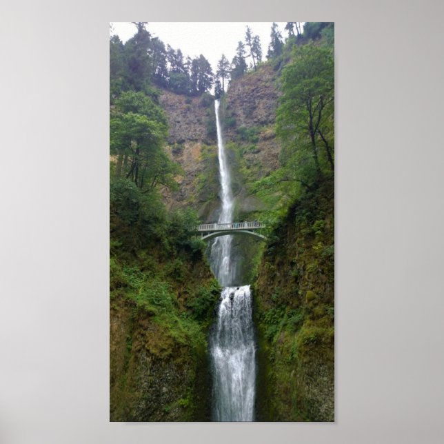 Poster Multnomah Falls (Devant)