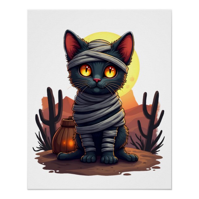 Poster Mummy Cat Madness (Devant)