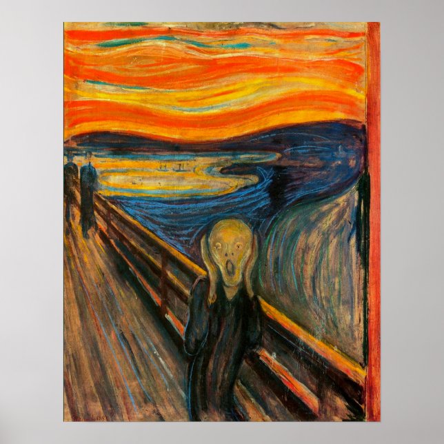 Poster Munch The Scream (Devant)