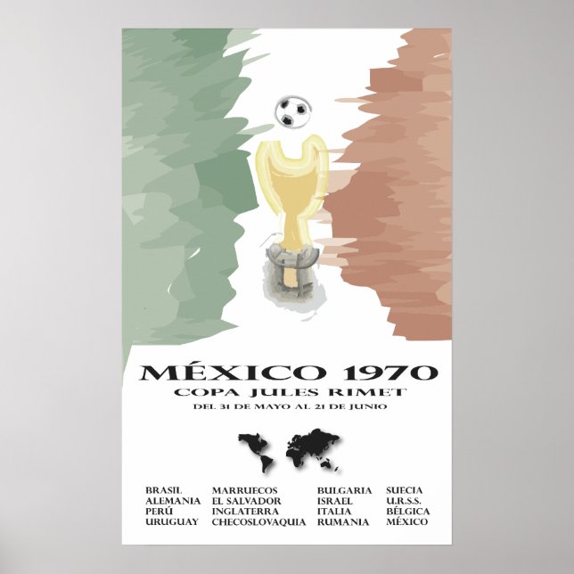 Poster Mundial Mexique 70 (Devant)