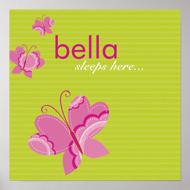 Poster MUR ART :: papillon flutterby 4 (Devant)