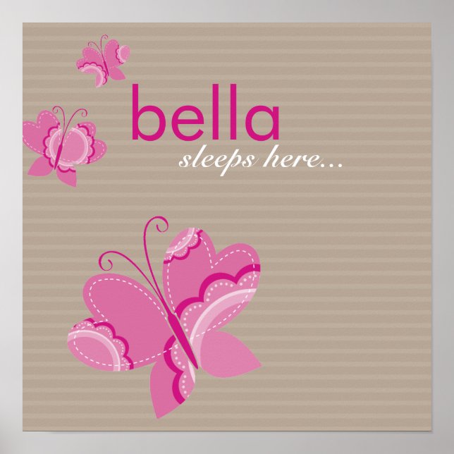 Poster MUR ART :: papillon flutterby 5 (Devant)